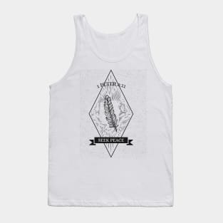 Christian Apparel - Seek Peace 1 Peter 3:11 Tank Top